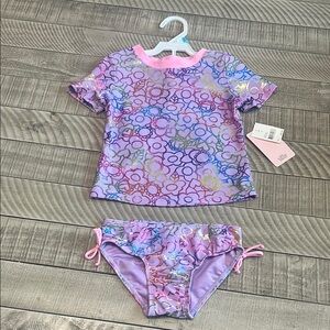Floatimini Kids Swim Set - Purple and Pink